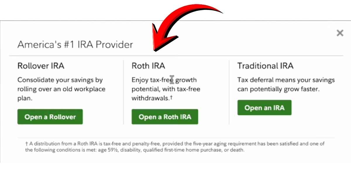 Open a Roth IRA With Fidelity